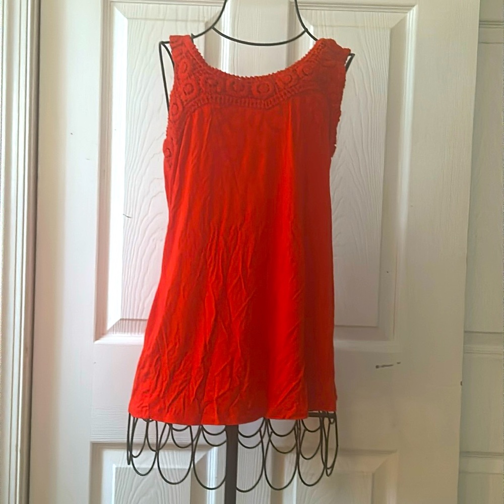 Cute red tank top